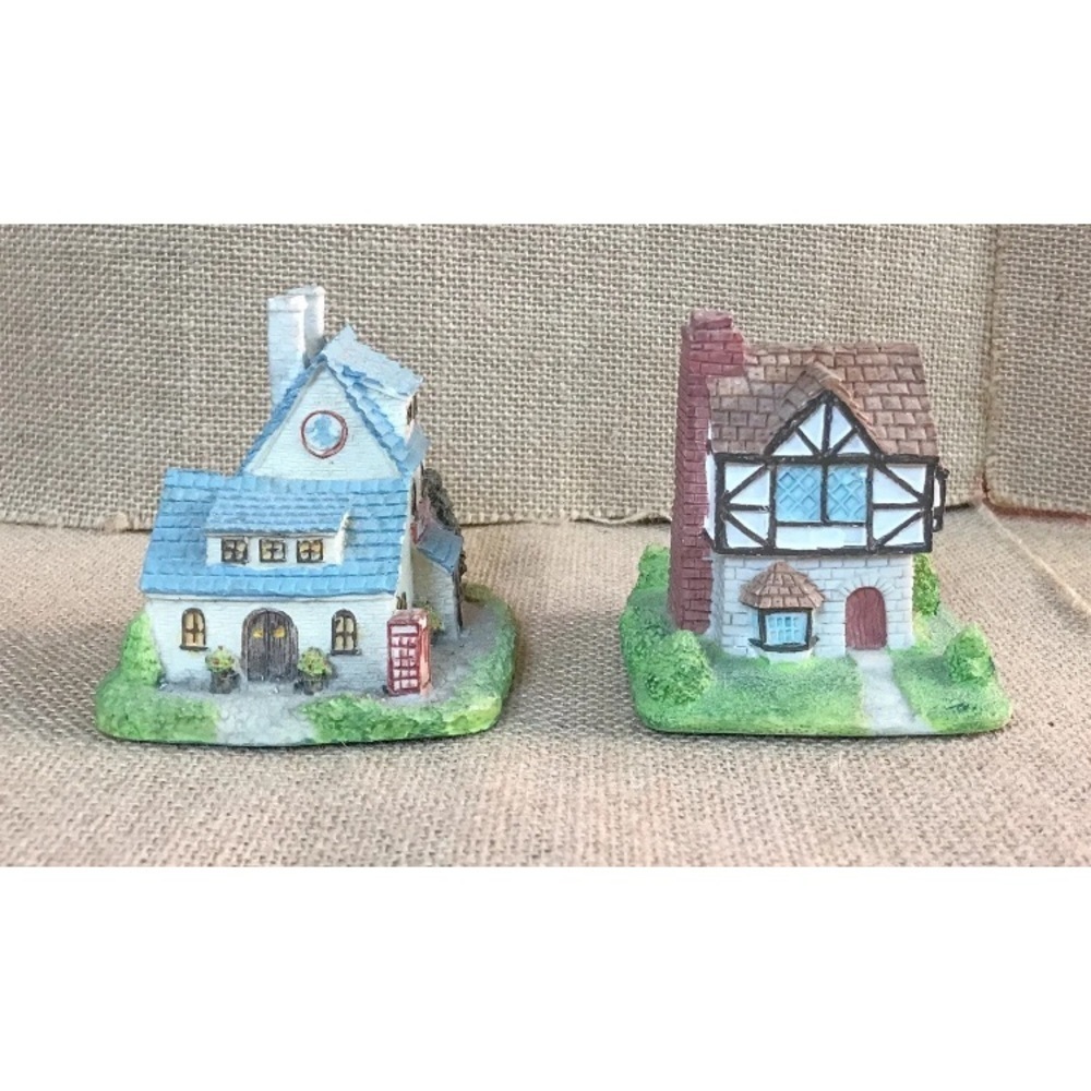 Vintage Cottage Figurines Cornwall Collectors Society Welcome Inn Blue Lion Pub